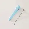 4.5 Pinza de Pato de Color Único 5.5 Pinza de Pato de Color Único Pinza de Pato de Metal Brillante Sin Rastro para Lavado Facial de Maquillaje