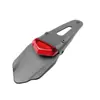 Fender Trasero Modificado para Motocicleta Todoterreno Luz de Freno Led Luz de Cola de Freno Triángulo Impermeable para Vehículo Eléctrico Luz de Matrícula