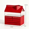 D2746 Gaveta de Mesa de Estudo Caixa Organizadora de Material Escolar Porta-Canetas Criativo Organizador Figura Prateleira de Armazenamento Multifuncional