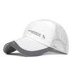 Verão ao ar livre guarda-sol net cap casual amantes boné homens respirável letra fina gaze rede beisebol cap fabricantes atacado