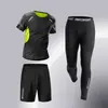 Ropa deportiva para hombre, mallas de secado rápido, alta elasticidad, para correr, entrenar, baloncesto, correr por la mañana, ciclismo, primavera y otoño.