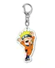 Mercancía de Anime de Naruto Anillo Llavero Colgante Llavero Acrílico Versión Q 1-14 Llavero Versión Q
