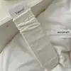 Calcetines sin costuras con lazo para mujer, calcetines de media pantorrilla, estilo fino de primavera/verano, estampado de estrellas pequeñas, gris y blanco, estilo coreano, calcetines holgados estilo Ins, calcetines de algodón