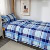 Dormitorio Estudiantil de Entrenamiento Militar Universitario Juego de Sábanas y Fundas de Almohada de Tres Piezas Cobertor de Edredón Suministros para Cama Individual Unidad Juego de Tres Piezas de Algodón