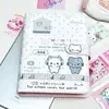 Estilo Otaku Bolinhas Pixel Gatinho A5 Porta-Cartões de Couro PU Alta Aparência Estudante Quatro Compartimentos Pequeno Armazenamento de Cartões