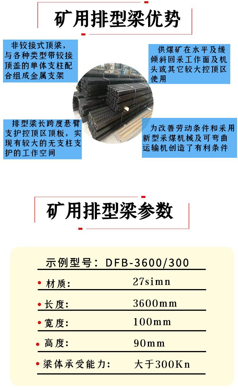 矿用排型梁