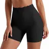 Pantalones de control de abdomen de cintura alta transfronterizos europeos y americanos, fajas de seda de hielo sin costuras, shorts de seguridad levanta glúteos, leggings deportivos transpirables de verano