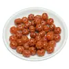 Jadeíta de Myanmar Jadeíta Roja 12x9mm Cuentas de Calabaza Venta al por Mayor Accesorios para Pulsera Pendiente de Joyería de Jadeíta DIY