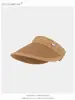 Chapéu de Palha de Verão com Top Aberto, Chapéu de Palha Estilo Francês que Faz o Rosto Parecer Menor, Chapéu Inspirado em Celebridades nas Cores Cáqui, Off-White e Café