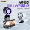 Oaks Semiconductor Refrigeración Enfriamiento por Hielo Ventilador de Mano de Alta Velocidad Portátil USB Pantalla Digital Plegable Pequeño Ventilador para Exteriores