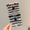 Cuerda Duradera para Trenzar el Cabello, Accesorio para el Cabello de Goma, Goma Elástica de Alta Gama Morandi, Cuerda Negra para el Cabello que No Aprieta, Cuerda de Cabello Colorida