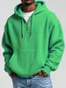 2025 Nuevo Estilo Caliente de Amazon Sudadera con Capucha para Hombre Sudadera con Cremallera de Doble Capucha Estampada en 3D para Hombre--Waffle