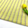 Tela de rayas irregulares teñida en hilo, mezcla de algodón y lino, hilo lavado a la piedra, rayas teñidas en hilo, tela para ropa vintage, vestido camisa