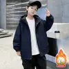 Ropa de Abrigo para Niños Otoño/Invierno 2026 Estilo Nuevo: Parka gruesa acolchada elegante y genial para niños medianos y grandes, top de otoño moderno