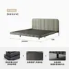 Venda Direta de Fábrica de Camas Flutuantes Economizadoras de Espaço para Apartamentos Pequenos, Estrutura de Cama em Aço Carbono, Cama Moderna Simples Estofada Macia, Ecológica, Formaldeído Zero