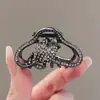 Série de Presilhas de Cabelo com Strass Preto para Meninas com Pouco Volume de Cabelo, Elegantes de Alta Qualidade, Pequenas Presilhas de Cabelo para a Parte de Trás da Cabeça, Presilhas Jacaré