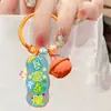 Chaveiro de Marca Pequeno para Presente com Texto, Pingente de Mochila para Meninas, Letras em Acrílico, Chaveiro Decorativo Estilo Ins Fresco e Moderno