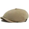 Chapéu Octogonal Retrô Britânico para Homens, Boina Casual da Moda, Chapéu Newsboy para Primavera e Outono para Mulheres, Boné de Baseball Estilo Europeu e Americano, Modelo Transfronteiriço
