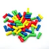 Juego de rompecabezas de colores piezas de ajedrez humanoides de madera damas de madera ajedrez volador al por mayor decoración de juego de mesa de madera DIY