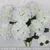 Flores Artificiales Blancas de Boda, Flores de Seda, Flores Falsas, Decoración de Salón de Bodas, Arte Floral, Ramo Individual para el Hogar, Arreglo Floral para Guía de Camino