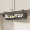 Rack de Armazenamento de Armário de Parede de Cozinha Rack Suspenso sob o Armário Prateleira de Armazenamento em Camadas para Armário Artefato Multifuncional para Economia de Espaço