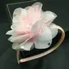 Diademas Infantiles al por Mayor Tela de Gasa con Flores Diademas de Perlas Día del Niño Festival Performance Accesorios para el Cabello Lindas Diademas de Nuevo Estilo