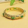 Pulseira de Ágata Vermelha Aiyu Calcedônia Verde Imperial Pulseira Guardiã Vintage Fábrica Atacado Dropshipping S4021902