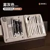 Set Portátil de Cortaúñas de Acero Inoxidable Herramientas de Manicura de Alta Calidad Cortaúñas Set de 10 Piezas Tijeras Cortaúñas Venta al por Mayor