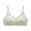 Ropa interior sin costuras para mujer, sin aro de acero, espalda hermosa, muestra pecho grande, pecho pequeño realzado, sujetador para dormir conciso, ropa interior de jalea para mujer