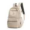 Mochila leve transfronteiriça de alto valor estético, mochila de viagem simples de cor sólida para atividades ao ar livre, mochila dobrável de grande capacidade