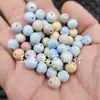Piedra Arcoíris de Xinjiang Cuentas Viejas Cuentas Sueltas Cuentas Cuadradas de Lingote Cuentas de Arroz Cuentas Lutong Accesorios para Pulseras y Collares