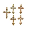 Accesorios de Joyería Europeos y Americanos Transfronterizos, Colgante de Collar Cruzado, Accesorios de Pedrería, Joyería Colgante Estilo Punk, Cadena Versátil