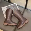 Zapatos para niñas con forro polar, botas largas y cálidas para otoño e invierno, botas de nieve altas para niños, elegantes botas de cuero estilo princesa para niñas