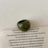 Bloguera ins de Corea del Sur con anillo de dedo de resina ovalada anillo de temperamento de moda de personalidad femenina anillo anillo anillo