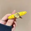 Pinza para el pelo con estampado de leopardo y flores, accesorio para el pelo elegante y exquisito, pinza dulce para flequillo, pinza para el pelo para mechones sueltos, adorno para el pelo elegante y exquisito