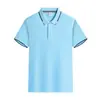 Nueva camisa polo de verano loka de manga corta con solapa logo personalizado grupo de negocios ropa de trabajo bordado para hombre venta al por mayor