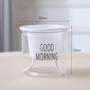 Bom Dia Vaso de Flores Transparente Autoirrigável Redondo Hidropônico para Plantas Verdes Suculentas Garrafa Soprada para Animais de Estimação Fabricante Atacado