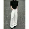 Calça Social Casual Elegante de Caimento Fluido Estilo Coreano Masculina Moda Outono 2026 Alongadora de Pernas Reta Tendência