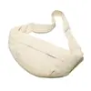 Bolsa de Peito Fashion de Grande Capacidade Estilo Japonês, Bolsa Transversal Casual Tendência Relaxada e Leve, Bolsa de Ombro Portátil Versátil Respirável