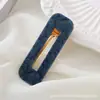 Amazon Explosiones Clip de Pelo de Acrílico Acetato Clip Colgante Geométrico para Mujer Clip Lateral Cuadrado Hueco Clip de Presión Accesorios para el Cabello Al por Mayor