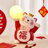 Luz de Noche Original, Adornos Festivos de Gato de la Suerte, Decoración de Apertura de Tienda Nueva, Regalos para Sala de Estar y Dormitorio, Venta al por Mayor Personalizada