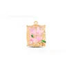 Venta Caliente Transfronteriza Pintura al Óleo Jardín de Monet Colgante de Gota de Aceite de Acero Inoxidable Collar Pendientes de Cadena de Lana Joyería DIY