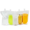 Boquilla de Succión Bolsa para Bebidas Bolsa de Leche de Soya Bolsa para Té de Leche Líquido de Medicina China Sellada Desechable Autoportante Bolsa Transparente Impresible