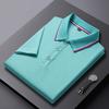 Camisa Cultural de Manga Corta con Cuello Camisero y Estampado de Logo, Transpirable y Cómoda Ropa de Trabajo Casual, Camisa Polo Publicitaria, Exclusivamente para Ventas Transfronterizas