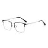 Óculos Jamie 8041 Novos Estilosos Versáteis com Armação de Metal Bloqueadores de Luz Azul, Óculos Decorativos Artísticos da Moda para Homens, Podem Ser Equipados com Lentes de Grau