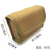 Bolsa táctica para 10 cartuchos de caza al aire libre, bolsa de cintura para cartuchos con sistema Molle, bolsa accesoria multifunción para cartuchos sueltos de 12 Gauge