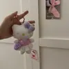 Auténtico Peluche de Dibujos Animados Sanrio Hello Kitty Bolsa Decoración Colgante Llavero Colgante