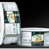 Rollo Autoadhesivo Personalizado Publicitario Logotipo Marca Adhesivo Personalizado Transparente Pvc Adhesivo para Botella de Alimentos Impresión de Etiquetas en Rollo