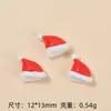 Mini Navidad Dibujos Animados Lindos Hechos a Mano DIY Accesorios para Joyería Pegamento de Crema Resina Pequeños Accesorios Material para Uñas Paquete