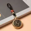Doze Chaveiros do Zodíaco Giram para Atrair Riqueza e Tesouros Ornamentos de Mão Pingente de Carro Pingentes de Presente Atacado Ornamentos